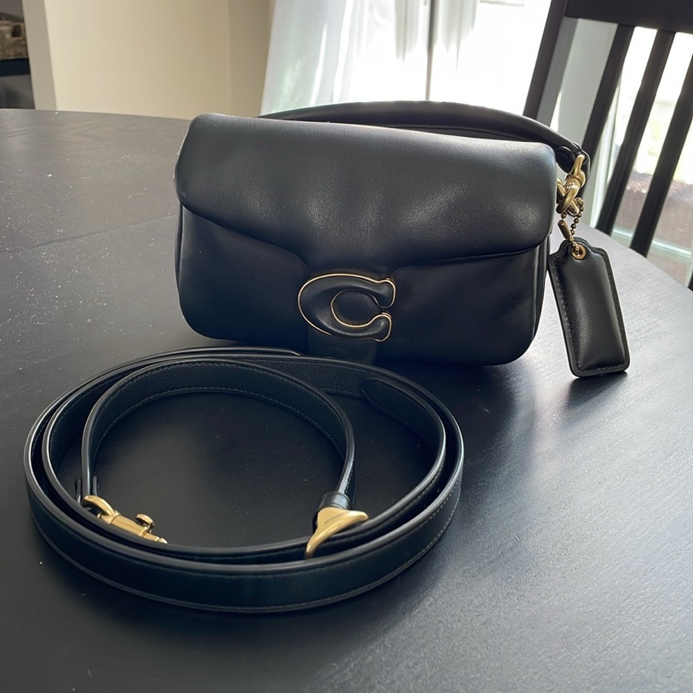 COACH Pillow Tabby Leather Shoulder Bag 18